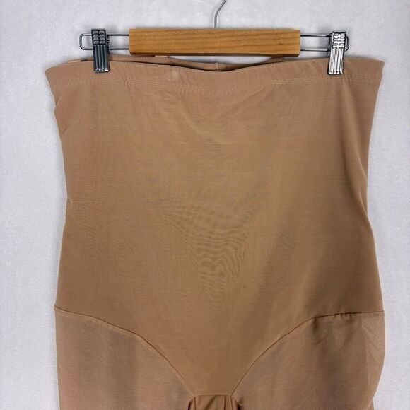 Honey Love Nude Tan High Waisted Shaper Shorts Size 2X - Picture 9 of 12